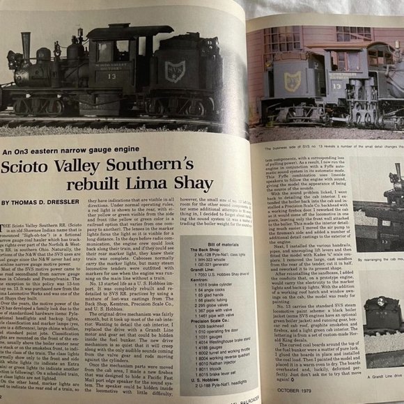 Model Railroader Magazine Back Issue u July 1979 Vol 46 No 7 Clinchfield Series - Picture 6 of 6